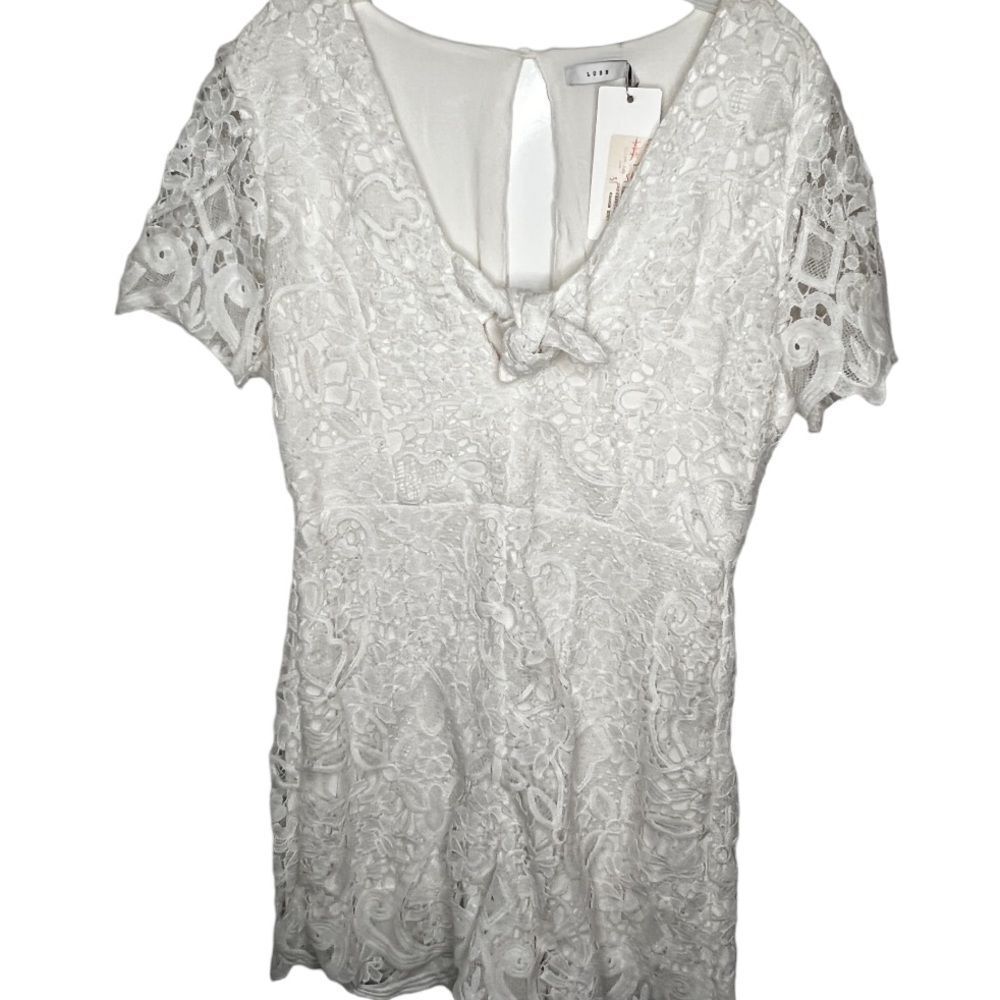 LUSH Lace Romper nwt - Picture 1 of 8
